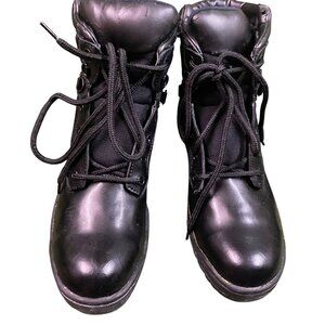 Rocky Men's Tactical Boots 8W Leather Upper Durable Comfortable Lace Up Black